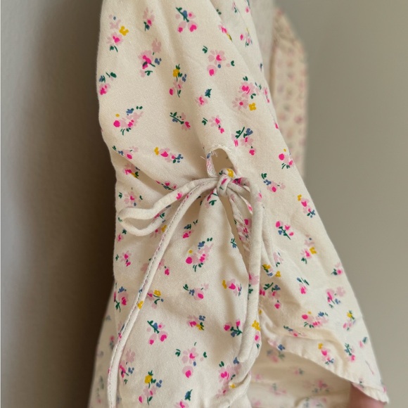 Madewell Light Cream Floral Mini Dress - Picture 6 of 10